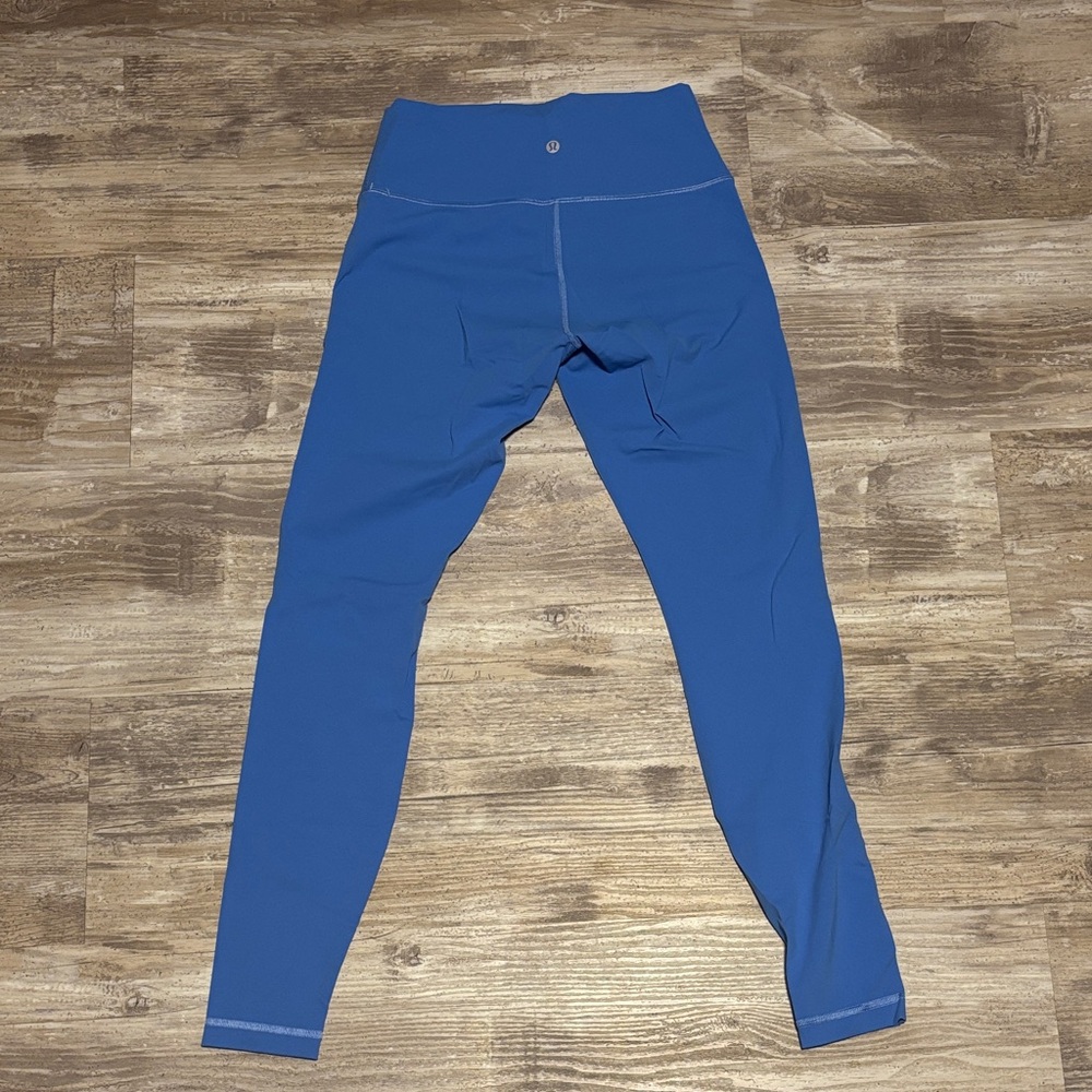 Lululemon Blue High-Rise Wunder Train Leggings